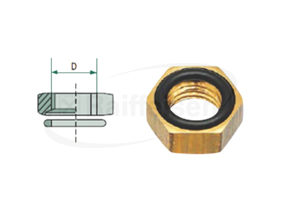 Kontermutter Kongsberg Kontermutter mit O-Ring (M18x1,5) | Raiffeisen Agrar ...